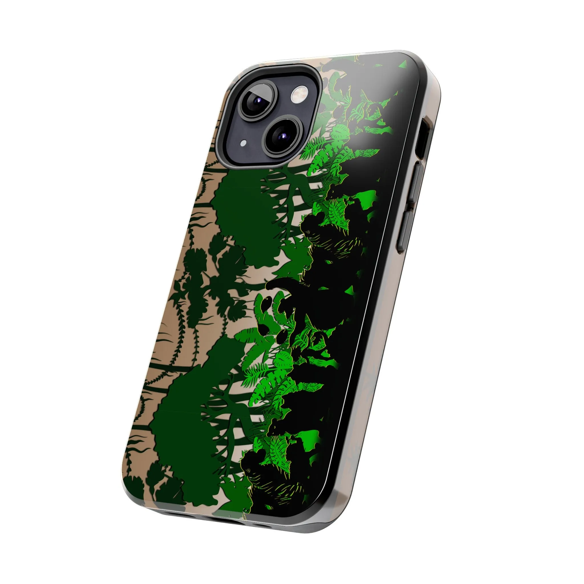 Disney Jungle Book Phone Case Disneyland World Kingdom Gift Inspired Fan Art Silhouette Border Samsung Baloo Mowgli Adventure Land