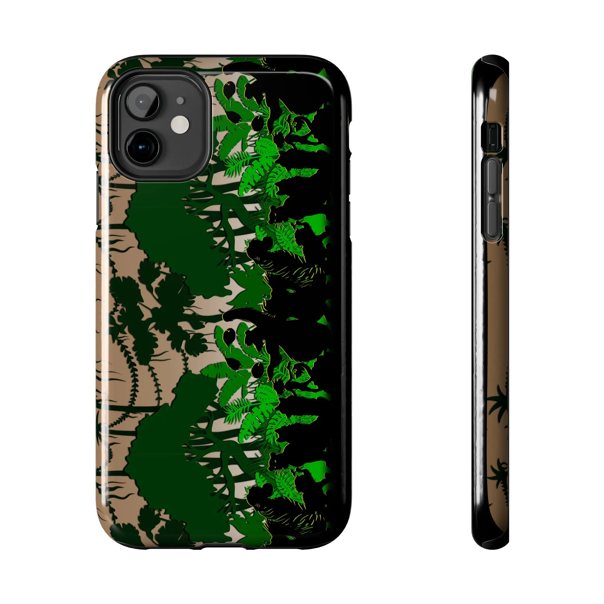 Disney Jungle Book Phone Case Disneyland World Kingdom Gift Inspired Fan Art Silhouette Border Samsung Baloo Mowgli Adventure Land