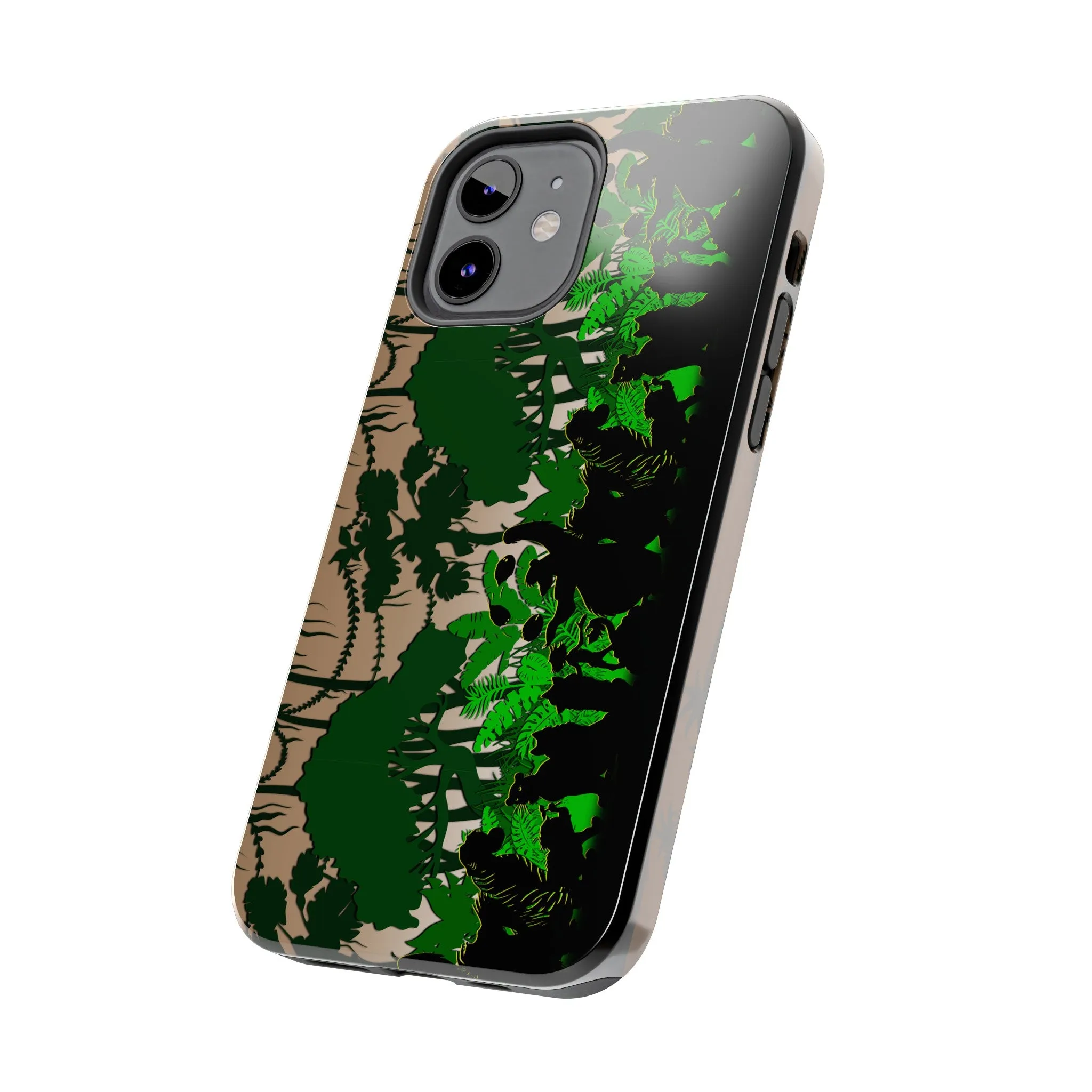 Disney Jungle Book Phone Case Disneyland World Kingdom Gift Inspired Fan Art Silhouette Border Samsung Baloo Mowgli Adventure Land