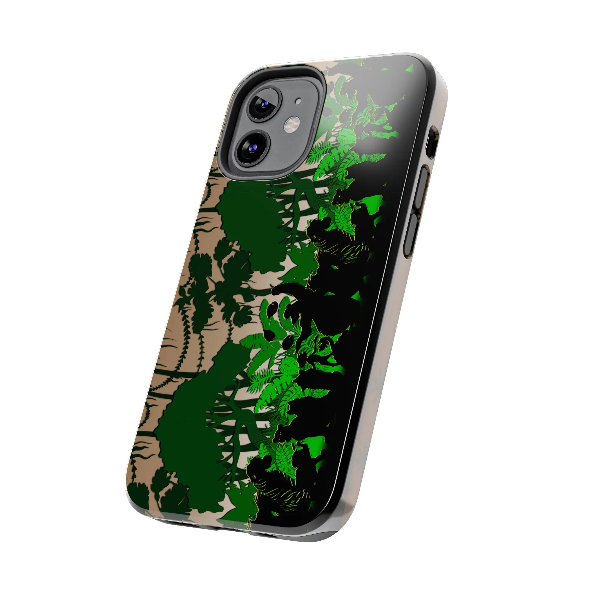 Disney Jungle Book Phone Case Disneyland World Kingdom Gift Inspired Fan Art Silhouette Border Samsung Baloo Mowgli Adventure Land