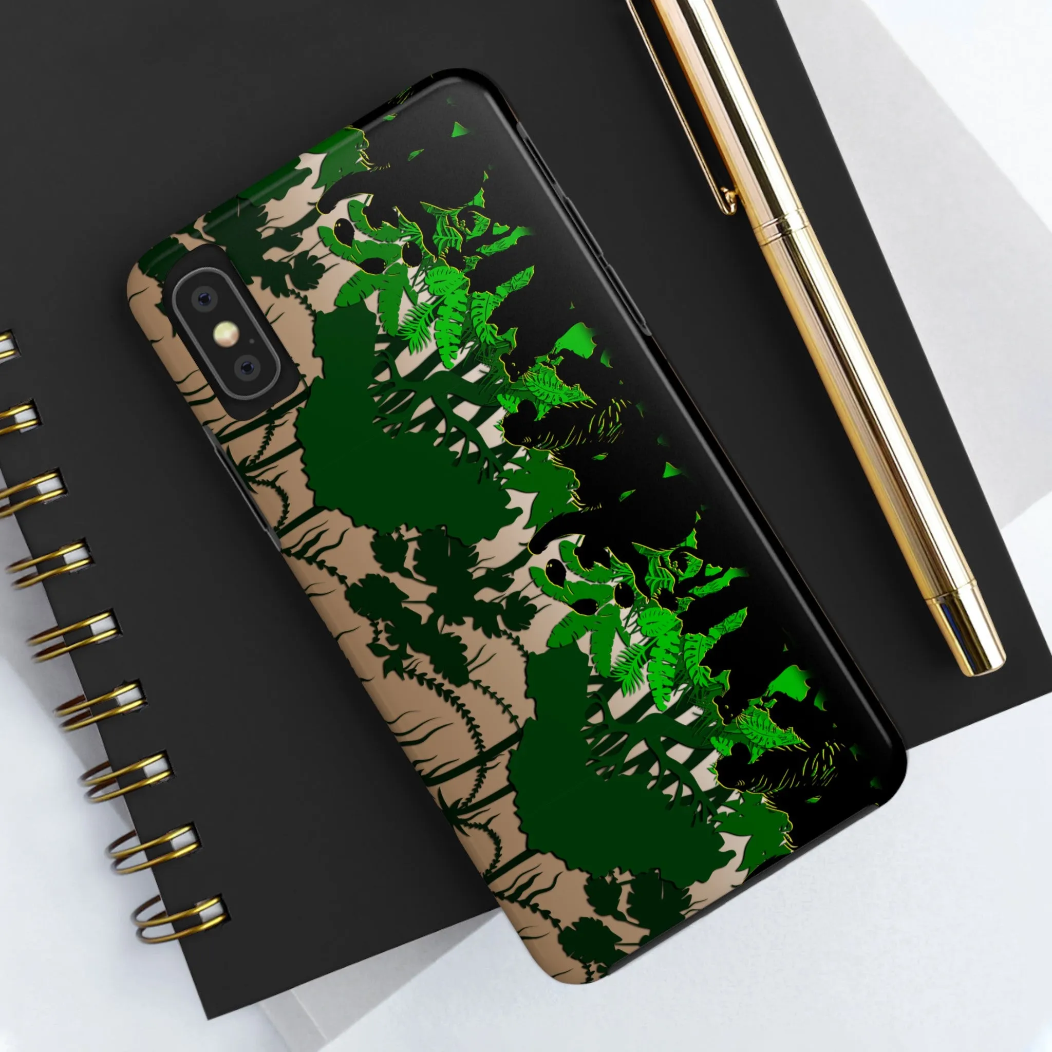 Disney Jungle Book Phone Case Disneyland World Kingdom Gift Inspired Fan Art Silhouette Border Samsung Baloo Mowgli Adventure Land