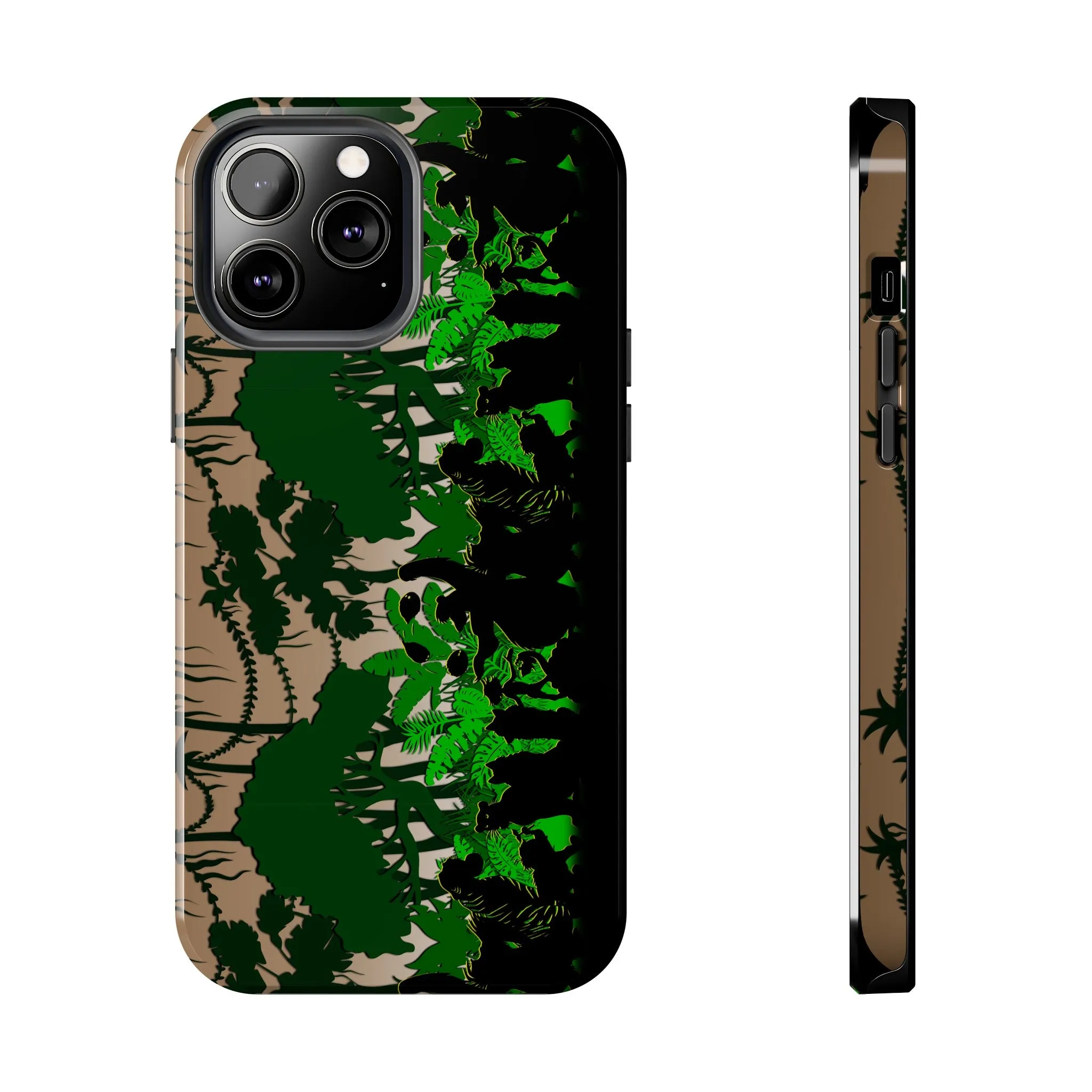 Disney Jungle Book Phone Case Disneyland World Kingdom Gift Inspired Fan Art Silhouette Border Samsung Baloo Mowgli Adventure Land