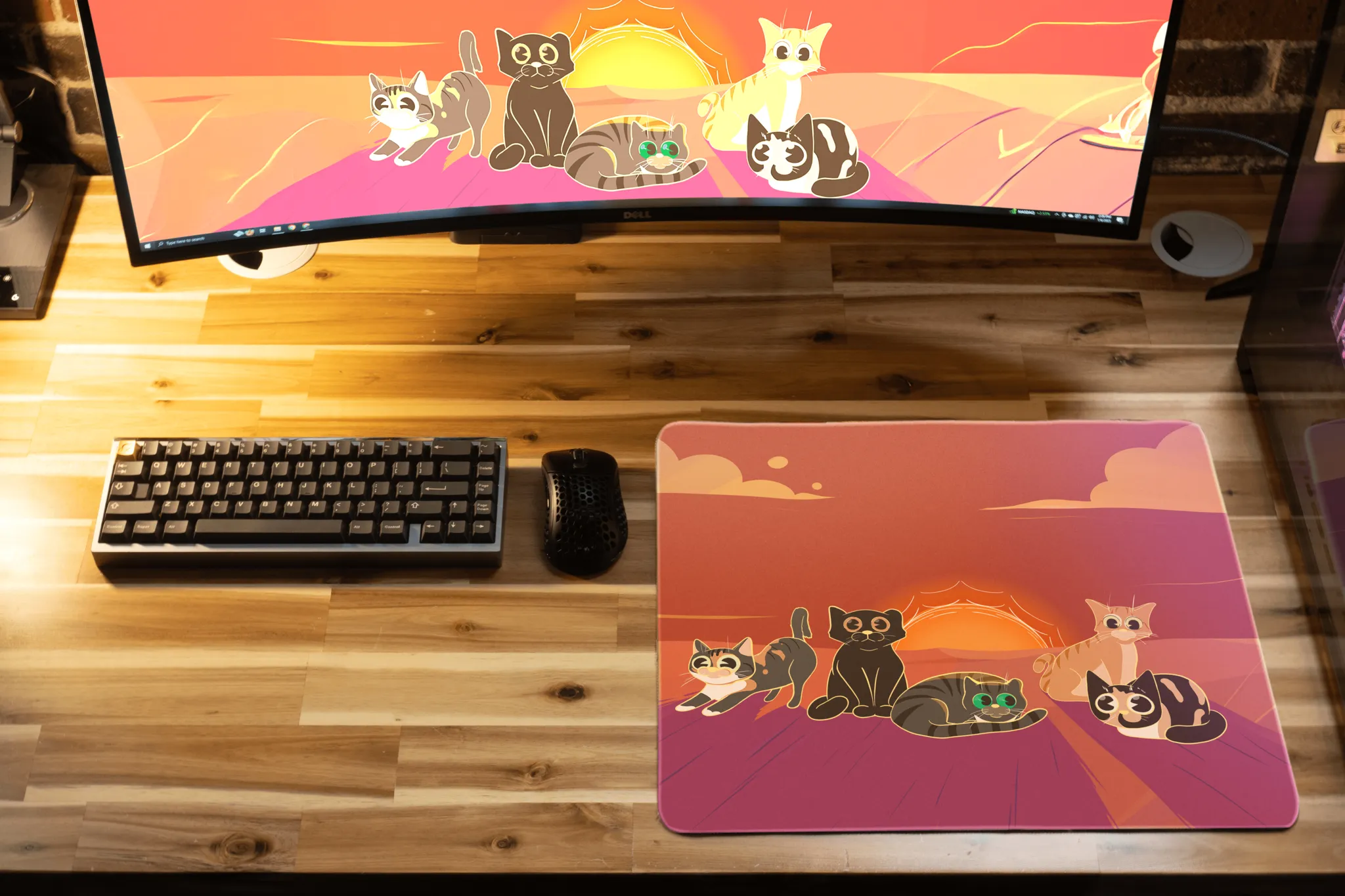 Dooley Noted "Meowvelous Morning" Creator Collaboration Limited Edition Gaming Mouse Pad