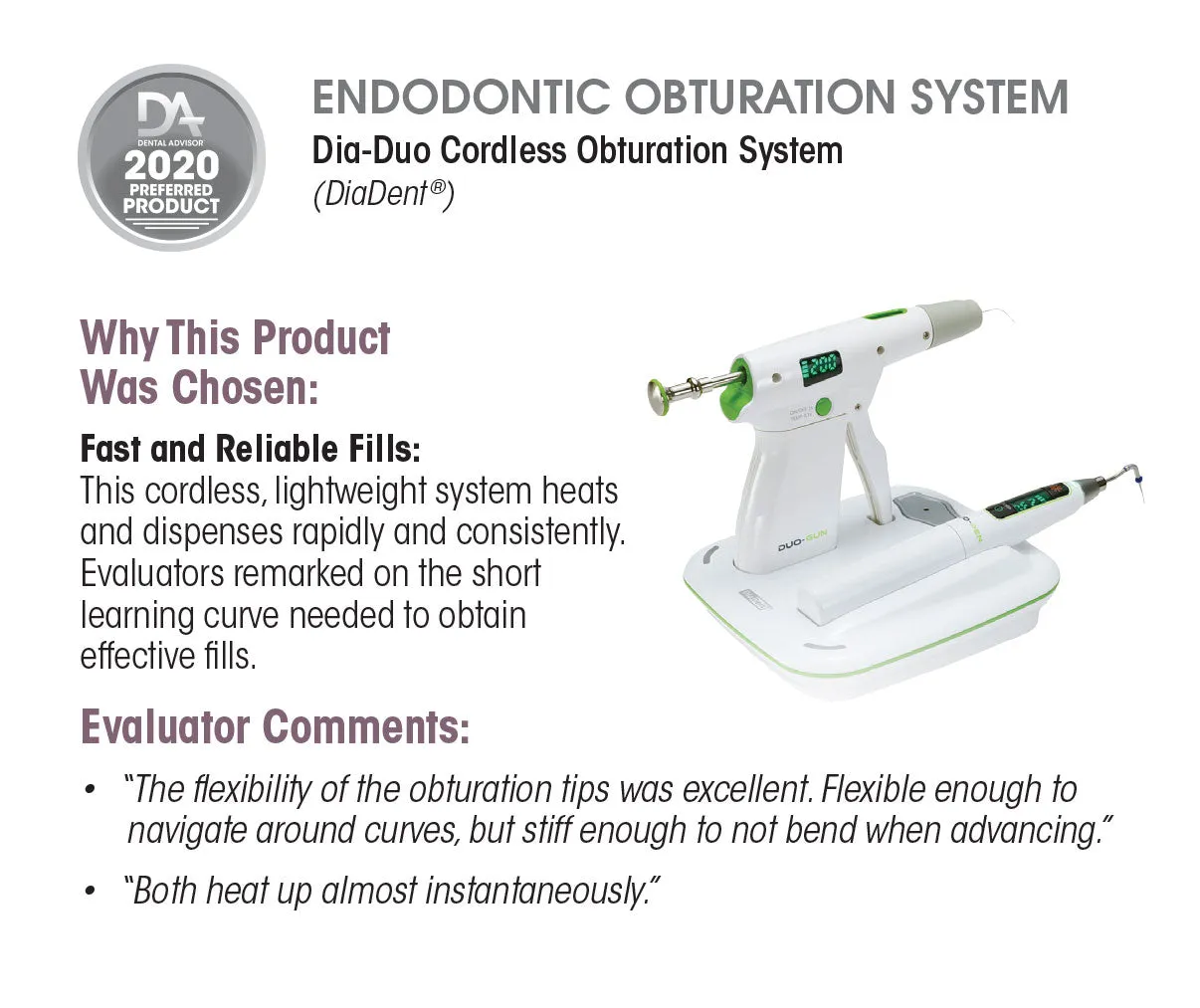 Duo-Gun Cordless Backfill Obturation Device