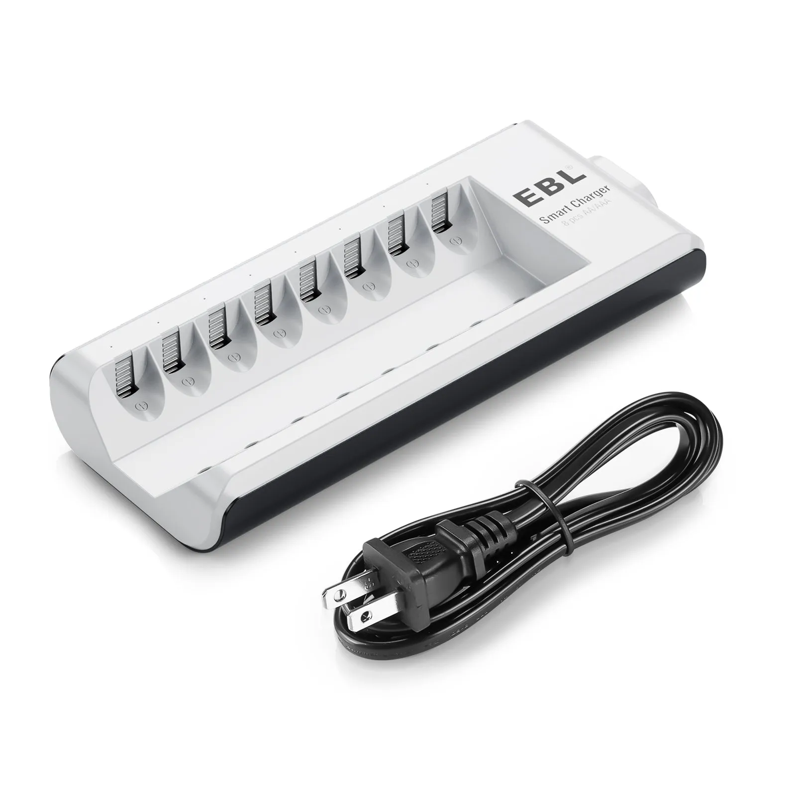 EBL Upgraded 808 8-Bay AA AAA Individual Battery Charger