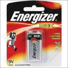 Energizer 9v Battery Alkaline General Purpose Battery In Pakistan