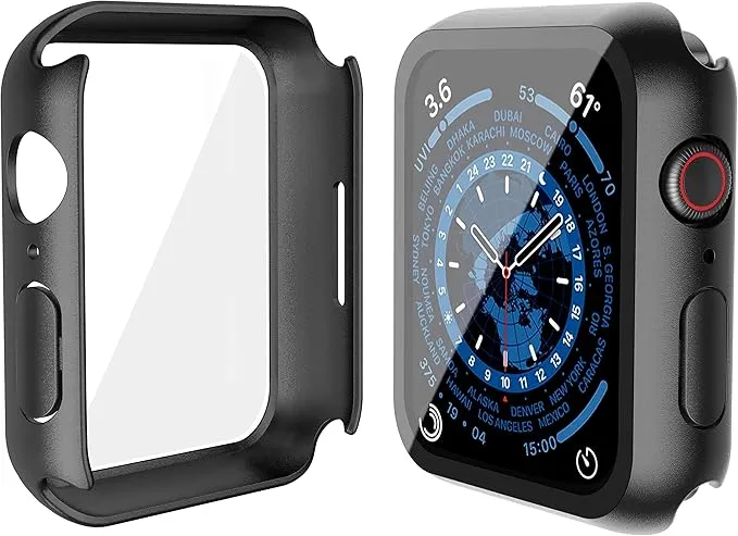 Entronix Apple Watch Series 10, 42mm Case - Built-In Screen Protector,