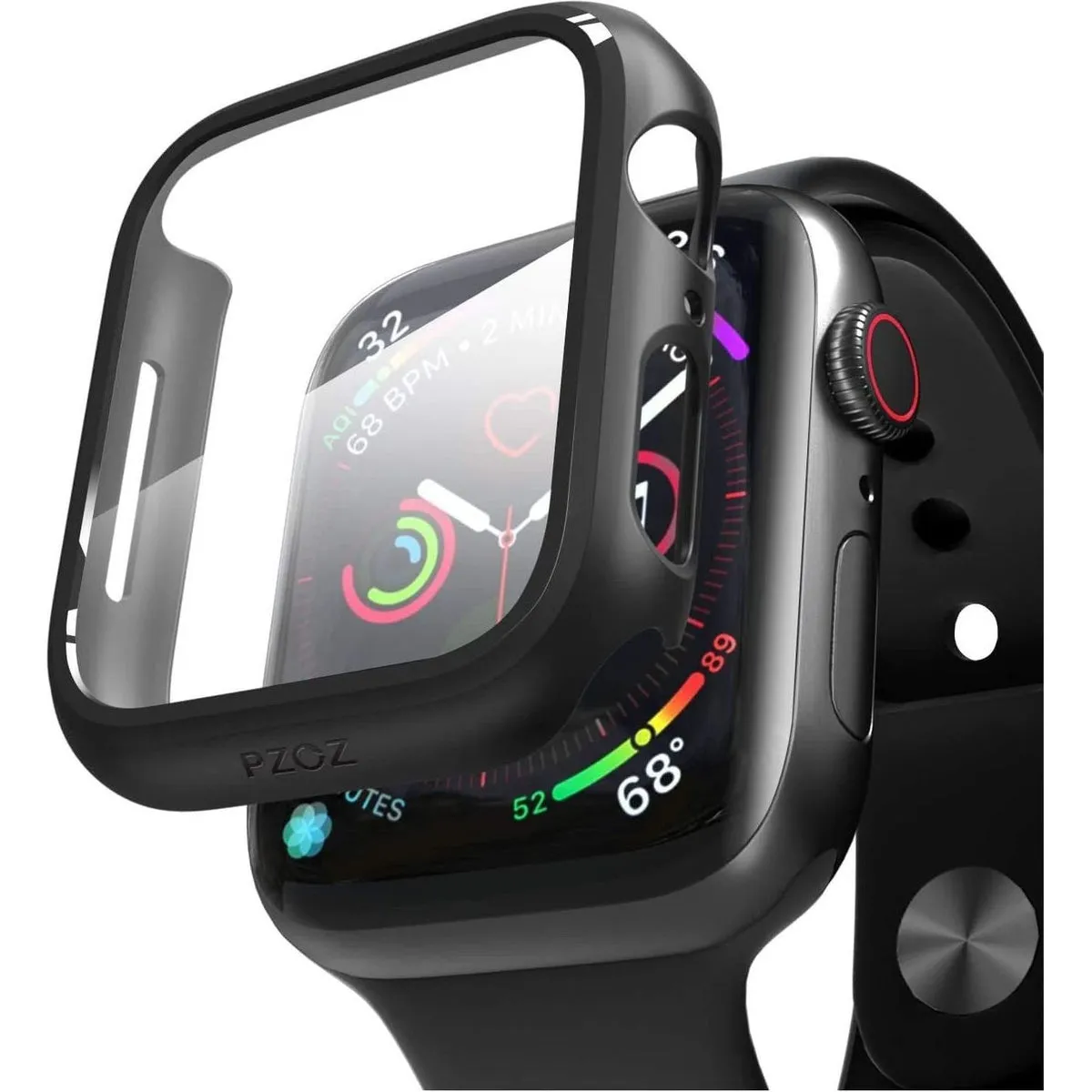 Entronix Apple Watch Series Ultra, 49mm Case - Built-In Screen Protector,