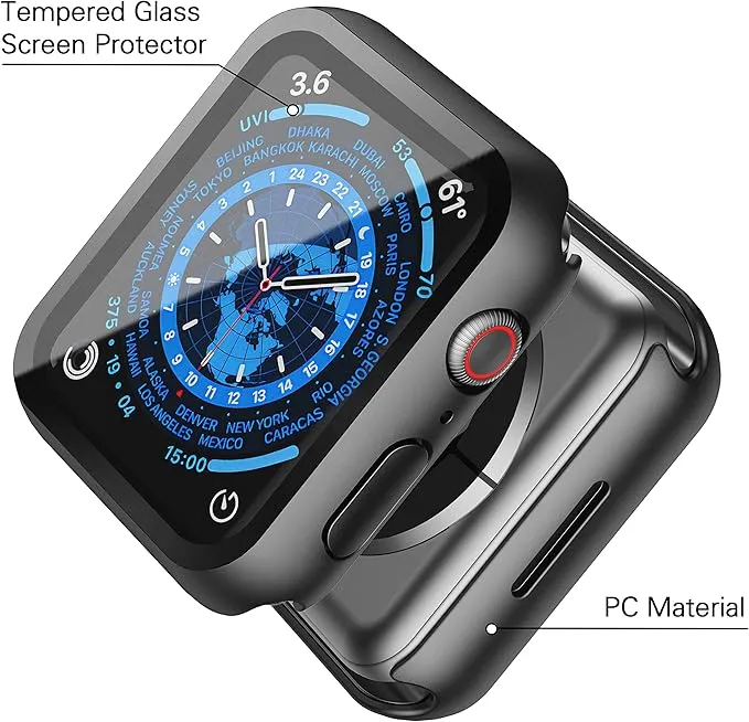 Entronix Apple Watch Series Ultra, 49mm Case - Built-In Screen Protector,