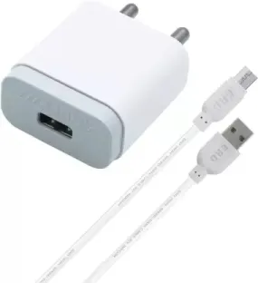 ERD Mobile Charger TC-21 with Micro USB Cable, 2.0 AMP (Fast Charging)