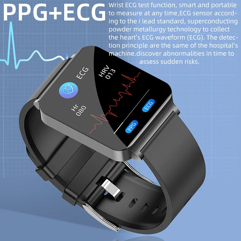 FITAOS ECG PPG Blood Sugar Monitoring Health Smart Sports Watch