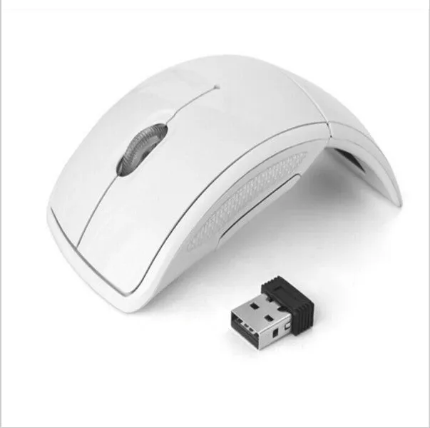 Foldable 2.4GHz Wireless Mouse mouse for the PC computer mouse Foldable Folding Mouse/Mice   USB 2.0 Receiver for PC Laptop