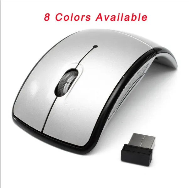 Foldable 2.4GHz Wireless Mouse mouse for the PC computer mouse Foldable Folding Mouse/Mice   USB 2.0 Receiver for PC Laptop