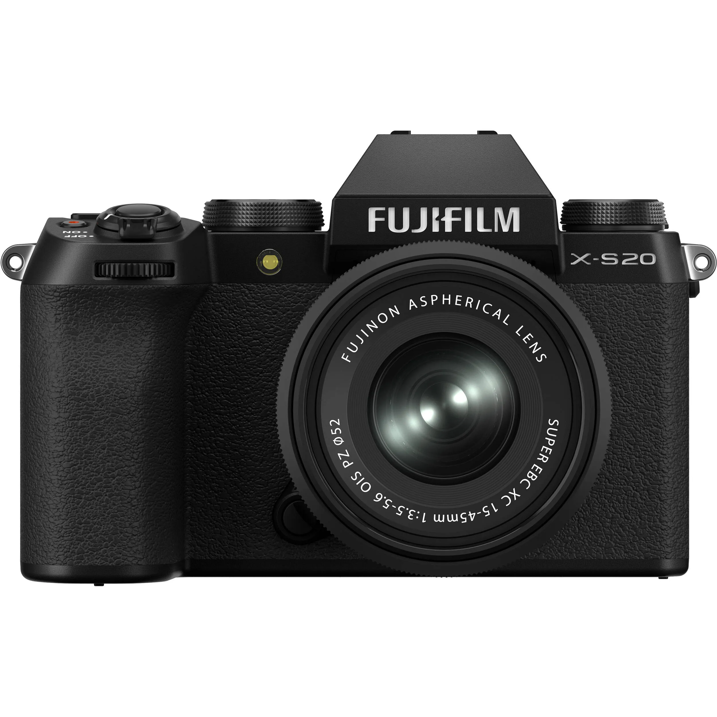 FUJIFILM X-S20 with XC 15-45mm Kit OIS PZ Lens with TG-BT1 Tripod Grip Bluetooth for Mirrorless Camera with 26.1MP APS-C X-Trans BSI CMOS 4 Sensor & X-Processor 5, 6K, 4K Full HD Up to 8fps Shooting, and Vari-Angle LCD Touchscreen