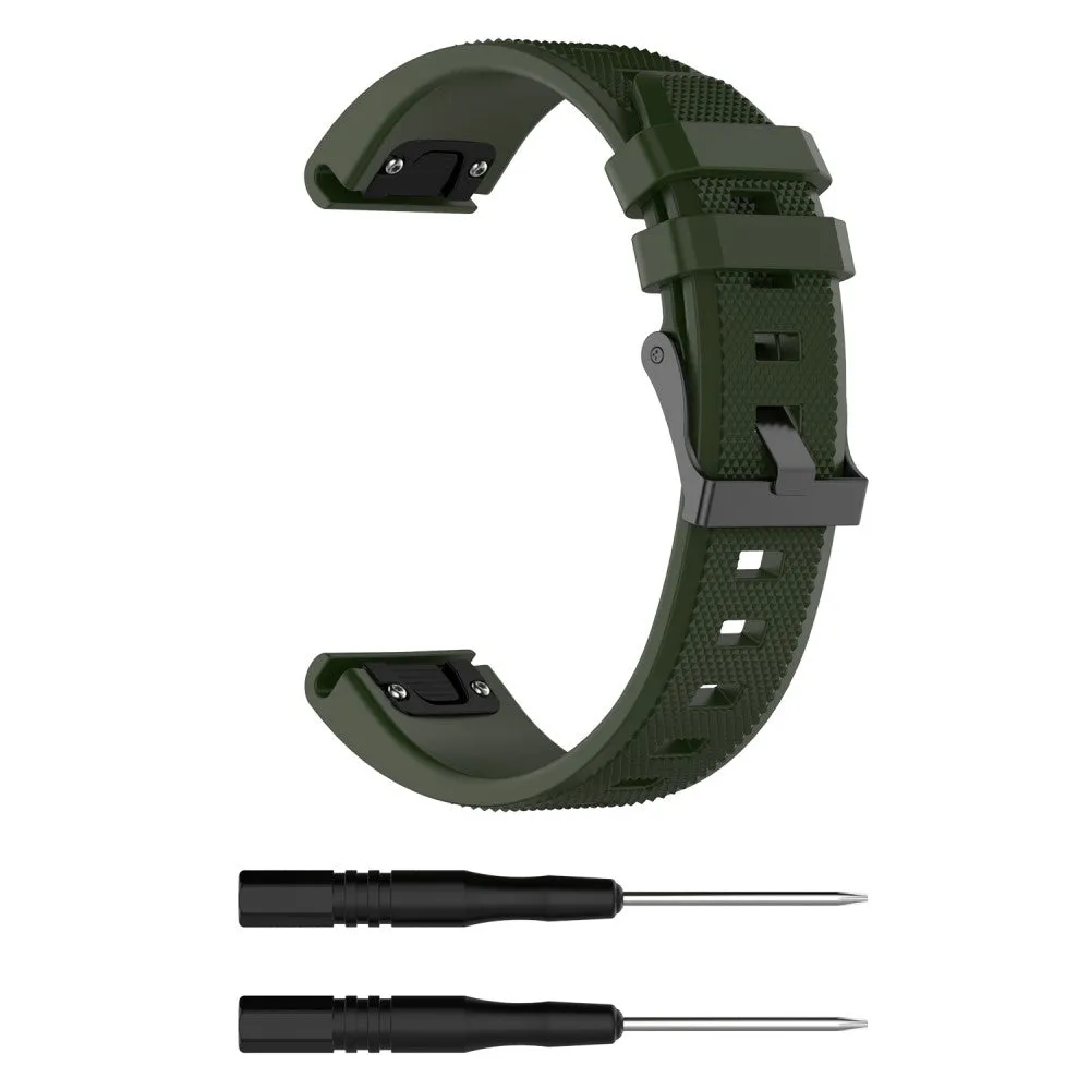 Garmin Epix Pro (2nd Gen.) (47mm) Silicone sports bracelet with 22mm quick release (170-220 mm) - Dark green