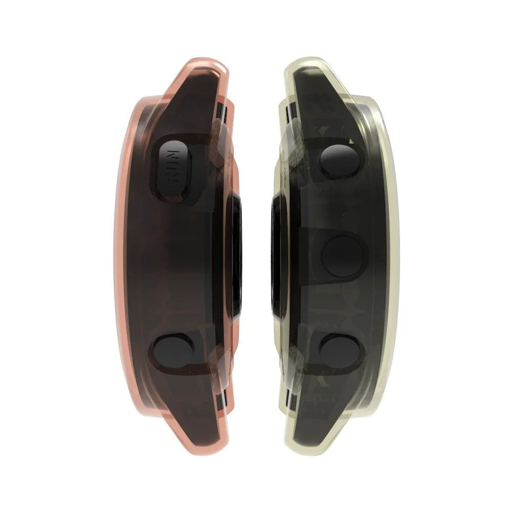 Garmin Forerunner 965 Transparent Fleksibelt Plastik Cover - Gennemsigtig