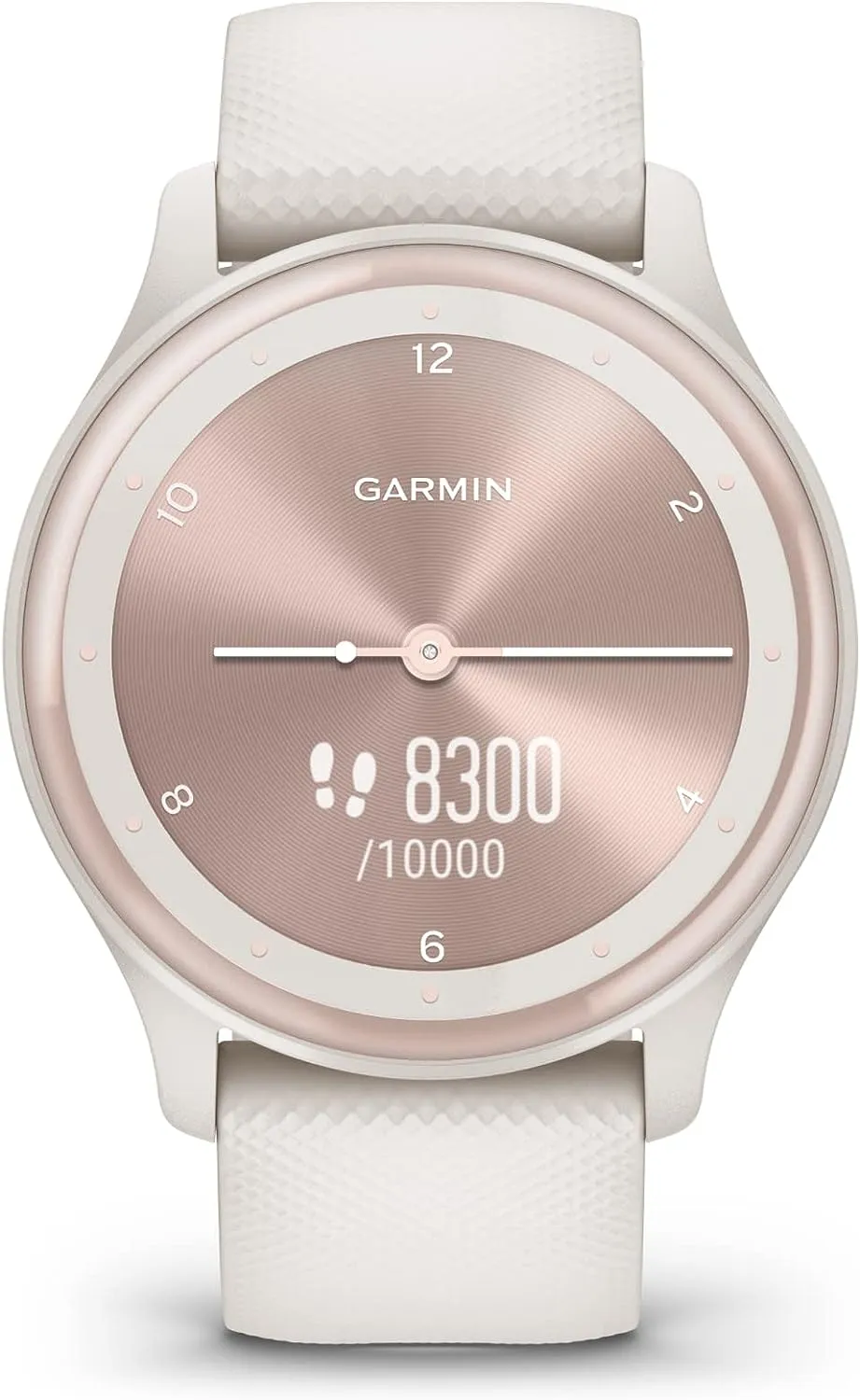 Garmin Vivomove Sport Touchscreen Smartwatch, Ivory - Certified Refurbished