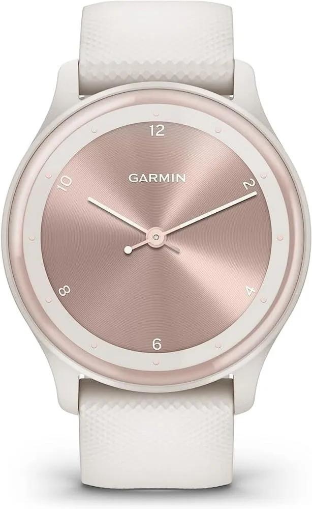 Garmin Vivomove Sport Touchscreen Smartwatch, Ivory - Certified Refurbished