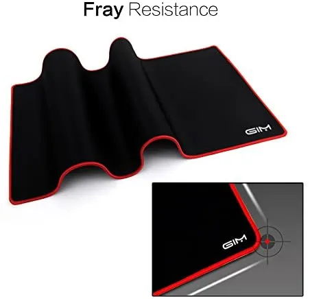 GIM LED Gaming Mouse Pad Mad with 15 Lighting Modes for Gamer,Office and Home(13.8 x 9.8 x 0.2 Inch)