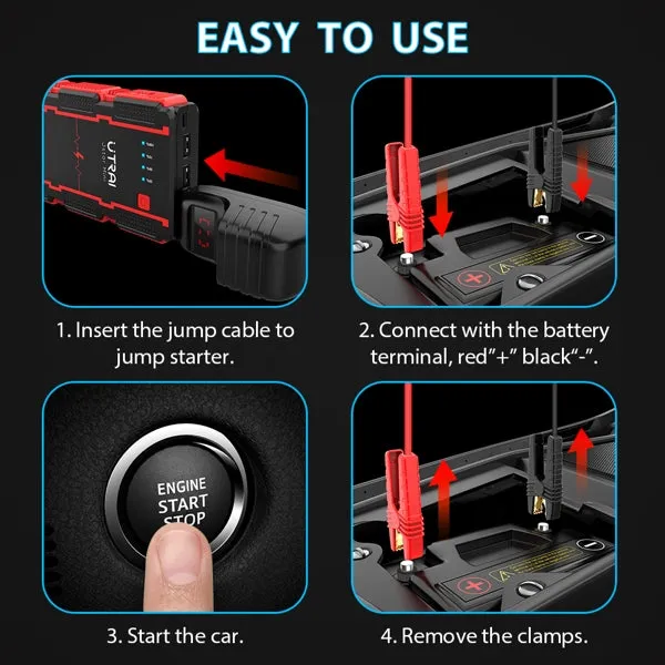 GT-BJS-JMINI - Jstar Mini Car Jump Starter | 13000mAh Battery Bank | Portable Emergency Tool