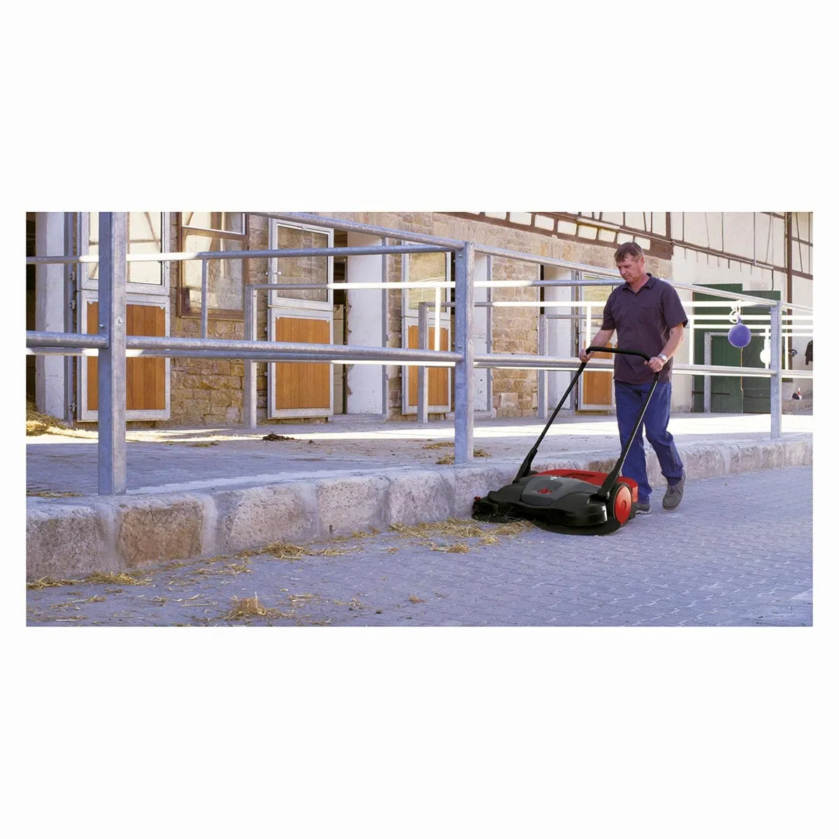 Haaga 697 Profi-line Battery Powered Triple Brush Sweeper