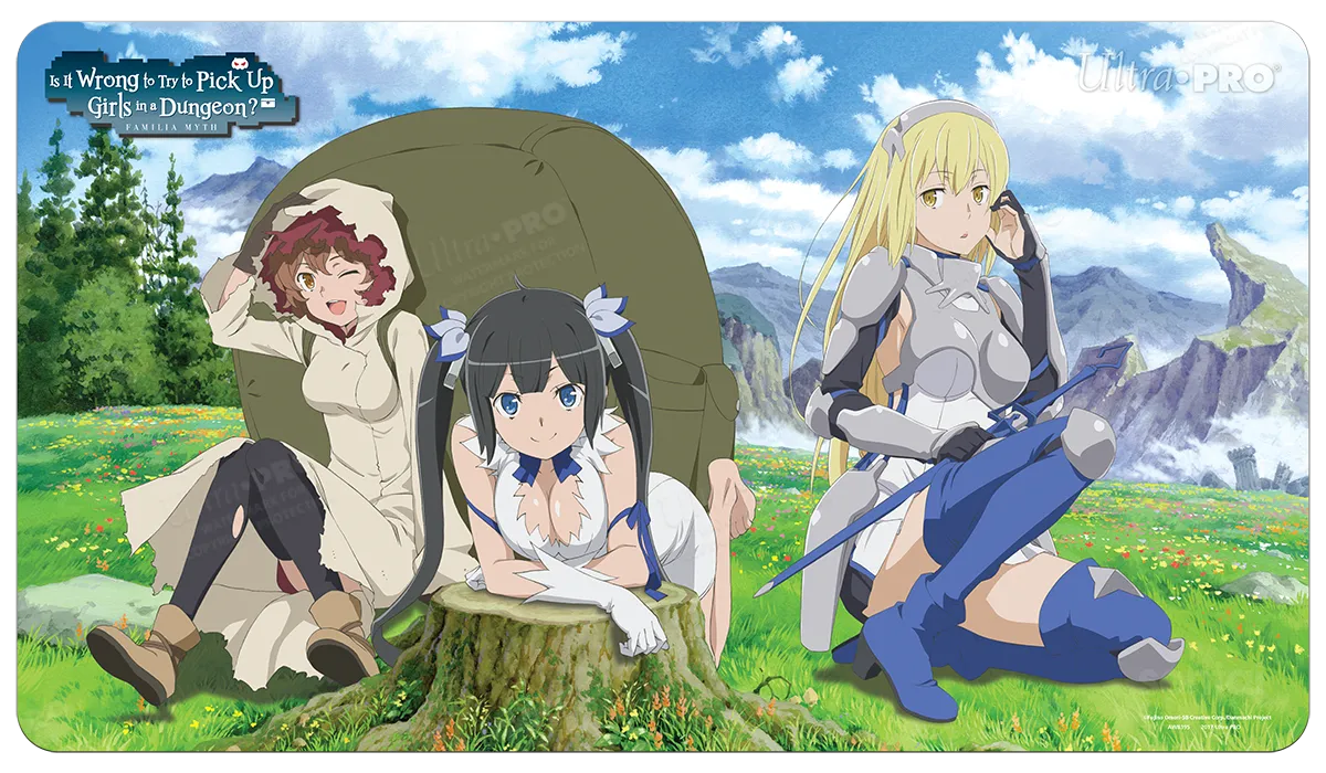 Heroines Standard Gaming Playmat Mousepad for Is It Wrong to Try to Pick Up Girls in a Dungeon?