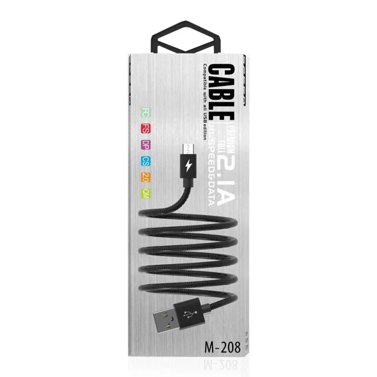 High Speed Micro Data Cable In Black