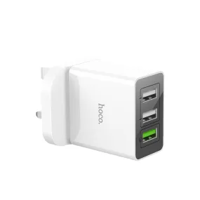 HOCO QC 3.0 3 Port Fast Charging Adapter