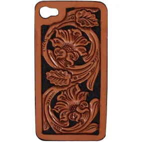 HPC17 - Floral Tooled iPhone Case