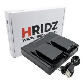 Hridz LP-E10 Battery & Dual Charger Pack for Canon 3000D EOS 1500D 1300D 1200D 1100D