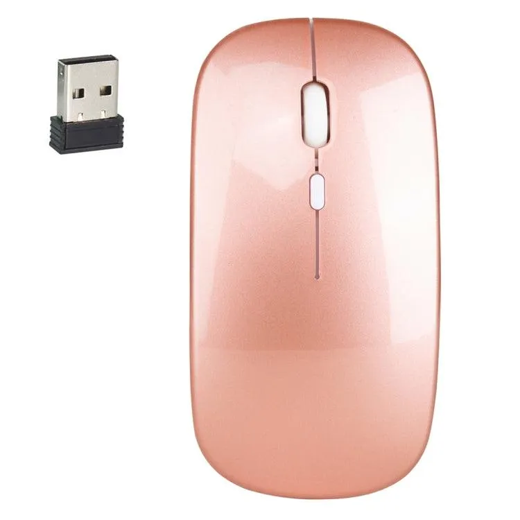 HXSJ M80 Wireless Optical Mouse - 2.4GHz, 1600DPI, Adjustable Speed, Mute Design