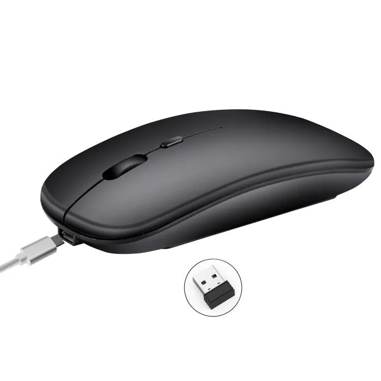 HXSJ M80 Wireless Optical Mouse - 2.4GHz, 1600DPI, Adjustable Speed, Mute Design