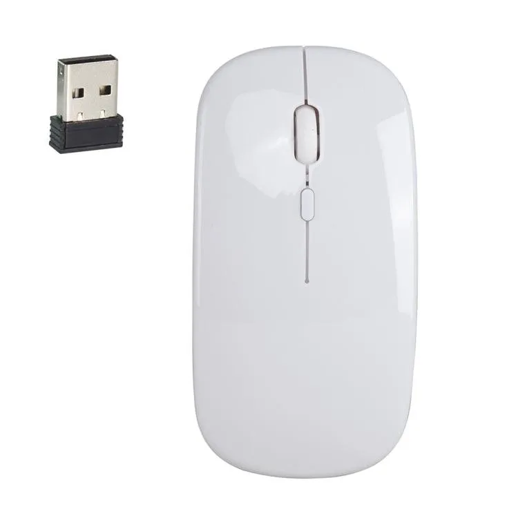 HXSJ M80 Wireless Optical Mouse - 2.4GHz, 1600DPI, Adjustable Speed, Mute Design