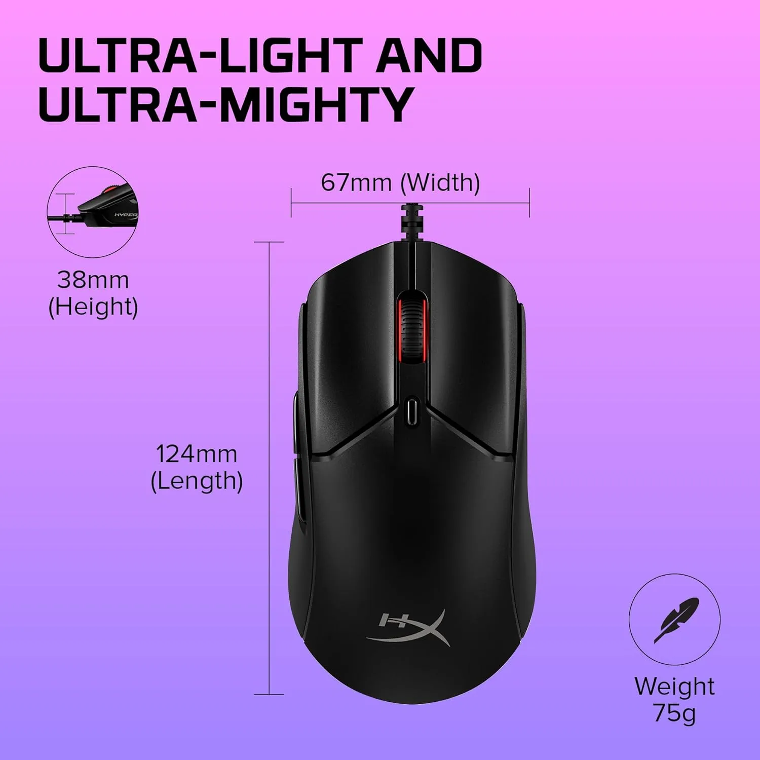 HyperX Pulsefire Haste 2 Gaming Mouse