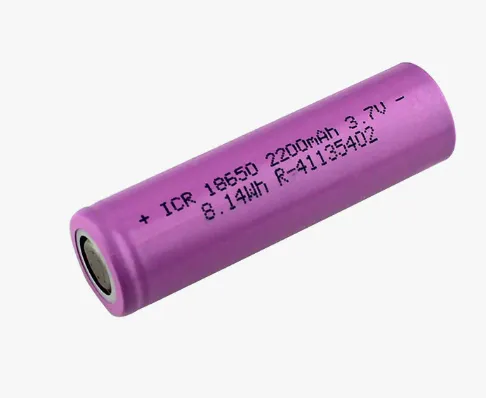 IFR 2200mAh 18650 Rechargeable Lithium ion Battery, 3.7 V 8.14Wh Li-Ion Cell