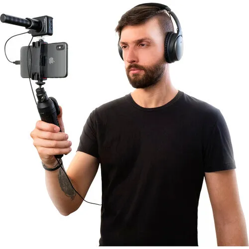 IK Multimedia iRig Mic Video Bundle with Shotgun Mic and Smartphone Grip