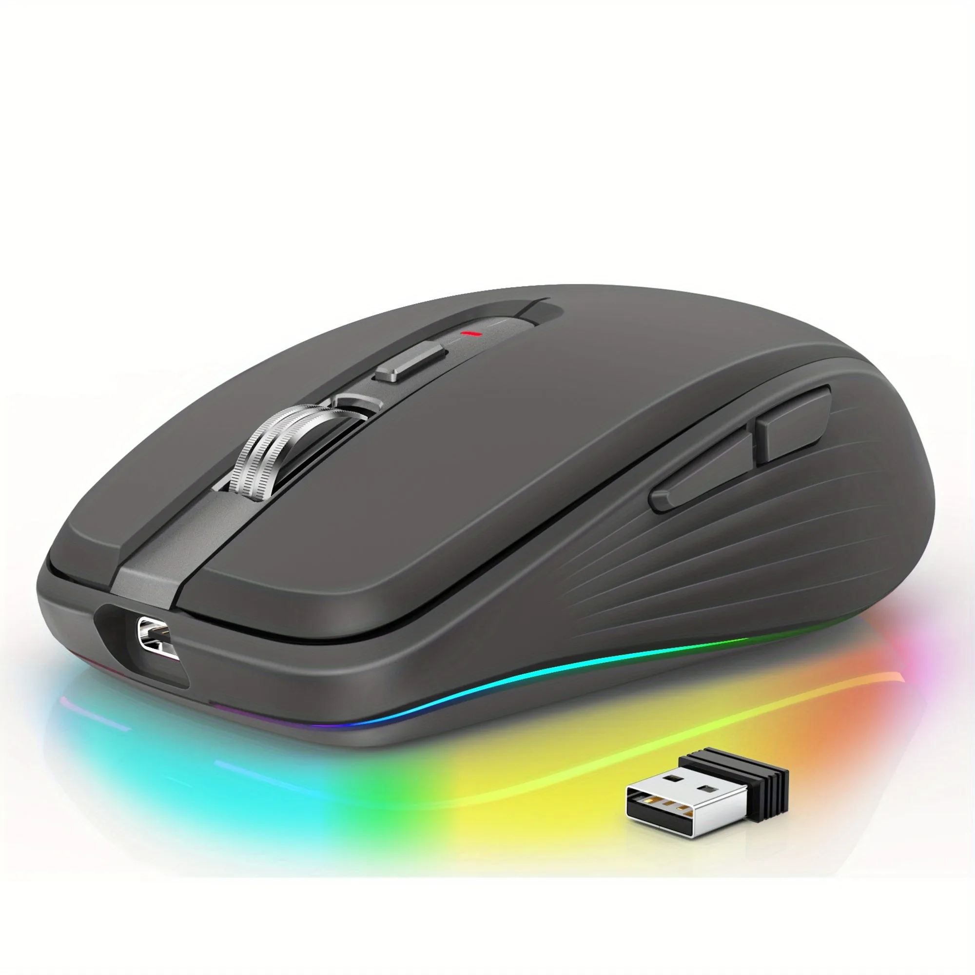 Illuminate Your Workspace with the Rechargeable Dual Mode Wireless Mouse