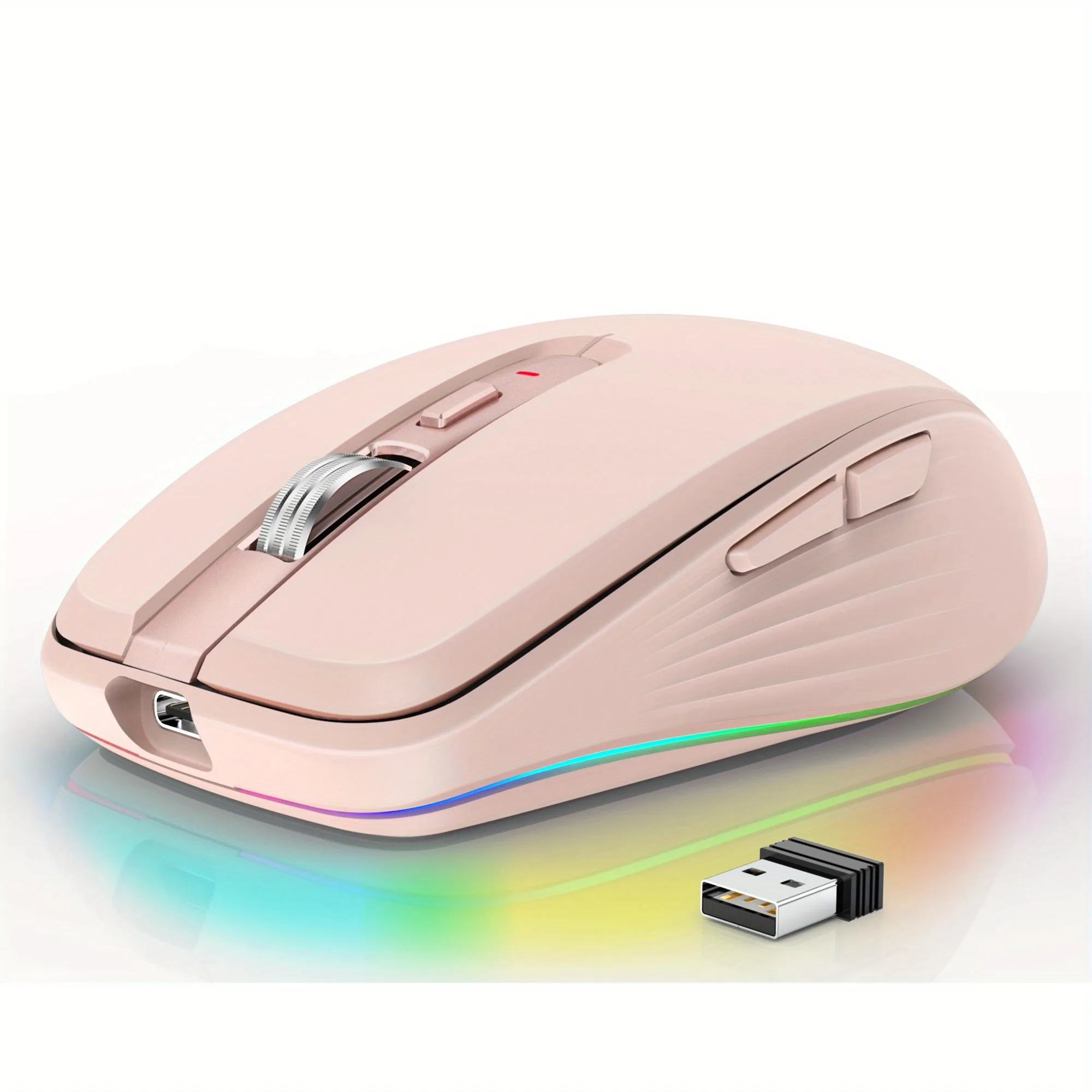 Illuminate Your Workspace with the Rechargeable Dual Mode Wireless Mouse