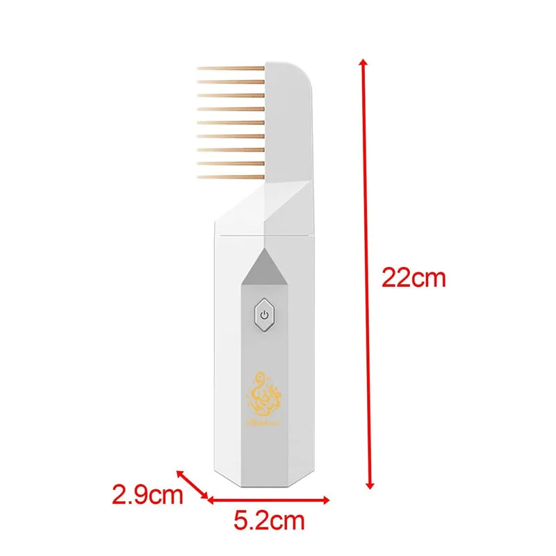 Incense Burner Portable Comb Scent Diffuser- USB Rechargeable