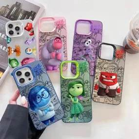 Inside Out Characters Matte Case (For iPhones)