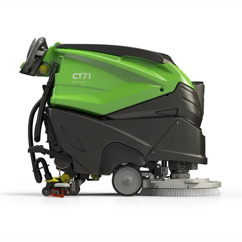 IPC 20" Floor Scrubber, Disc Scrub Head, Traction Drive, 135ah AGM Batteries, Pad Driver (CT71BT50-OBCP-135)