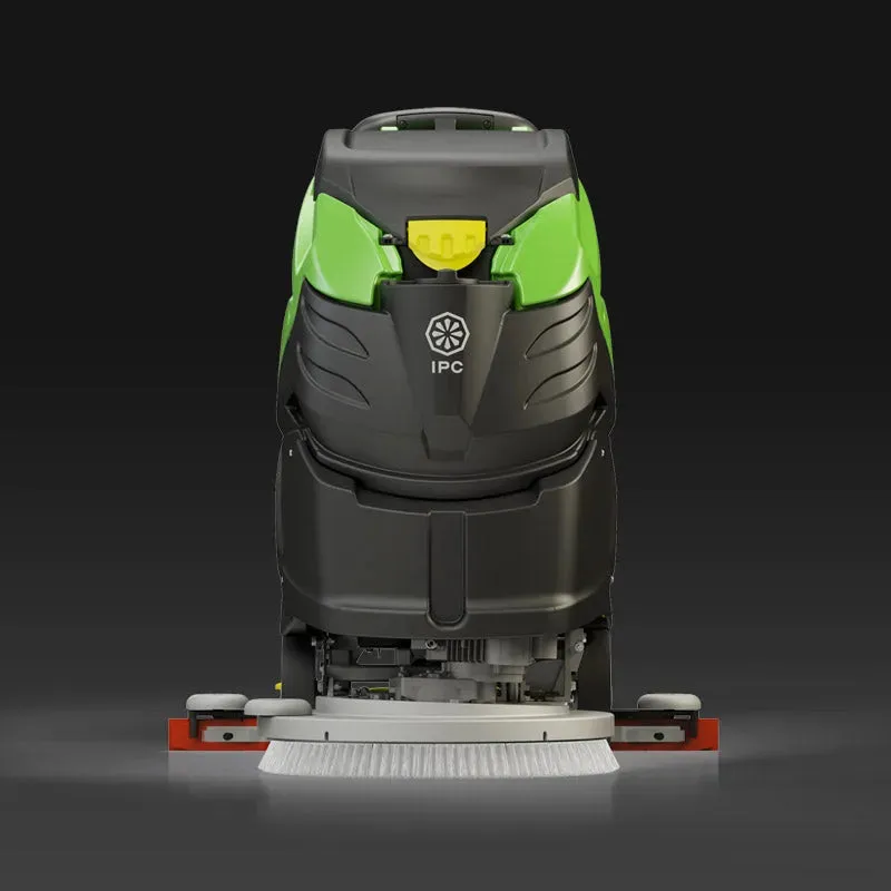 IPC 24" Floor Scrubber, Actuated Disc Scrub Head, Traction Drive, 135ah AGM Batteries, Pad Driver (CT71XP60-OBCP-135)