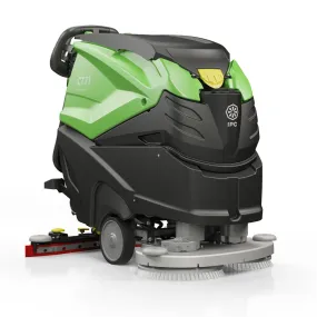 IPC Eagle CT71XP 600 RPM High Speed 28" Automatic Floor Polisher & Scrubber w/ Pad Drivers - 19 Gallons