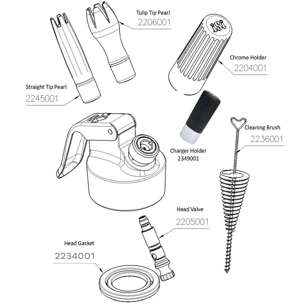 iSi Profi One Pint Cream Whipper - Stainless Steel