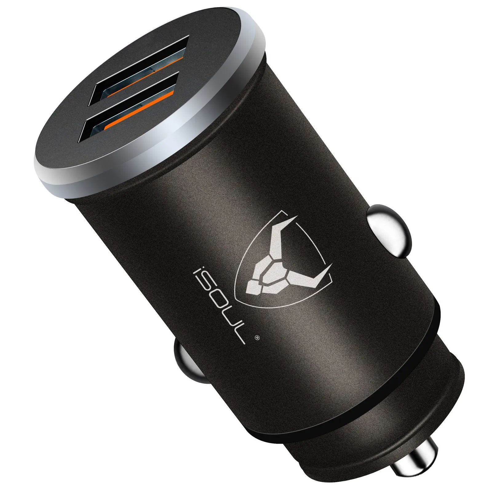 iSOUL Qualcomm Certified USB Cigarette Car Charger 12V/24V (5V/5A/30W)