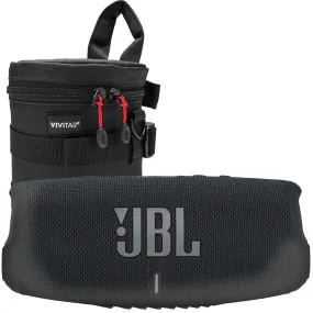 JBL Charge 5 Portable Waterproof Bluetooth Speaker with Powerbank (Black)  10 Inches Case