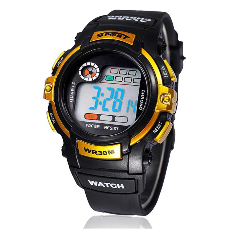 Jelly LED Watch Daliry life waterproof outside sport cartoon Children's Digital Watches