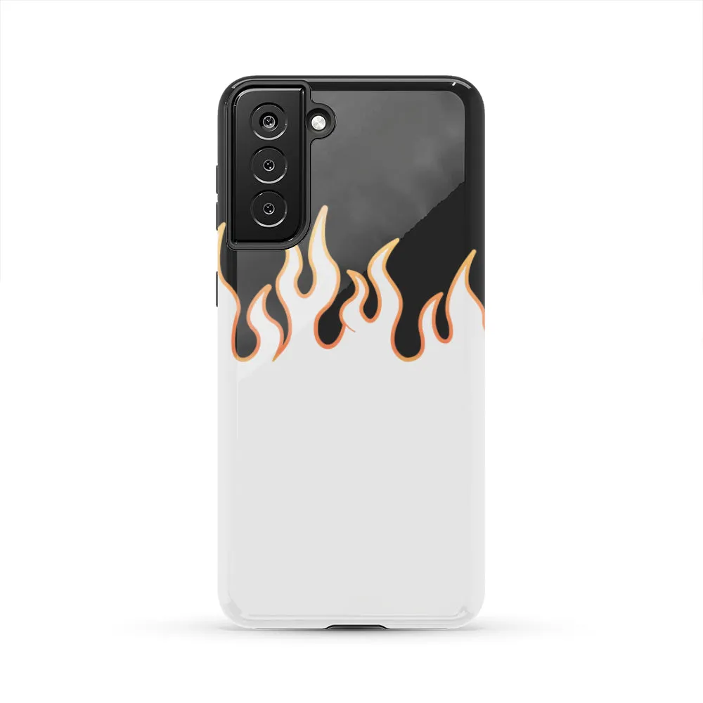 Jin T7 Flame Tough Phone Case - White