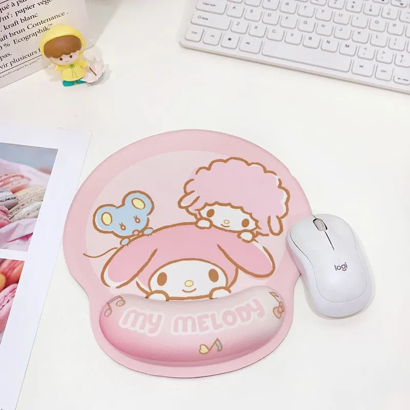 Kawaii Mousepad With Wrist Support