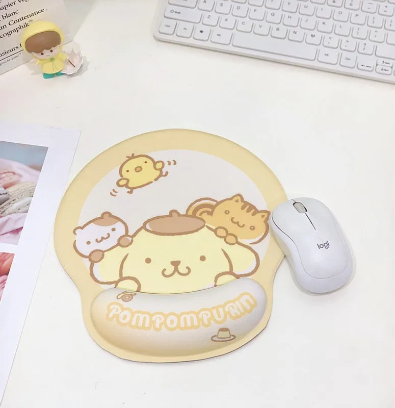 Kawaii Mousepad With Wrist Support